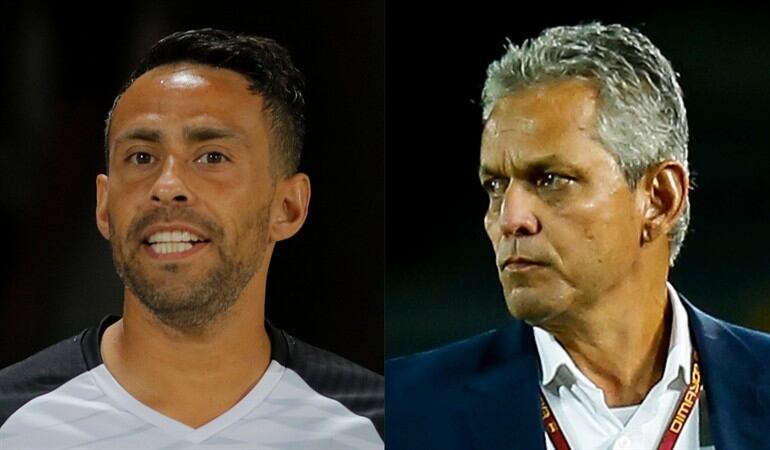 Jugador chileno Jorge Valdivia y entrenador de Colombia, Reinaldo Rueda. Foto: Manuel Guadarrama/Getty Images  - Colprensa - Mauricio Alvarado