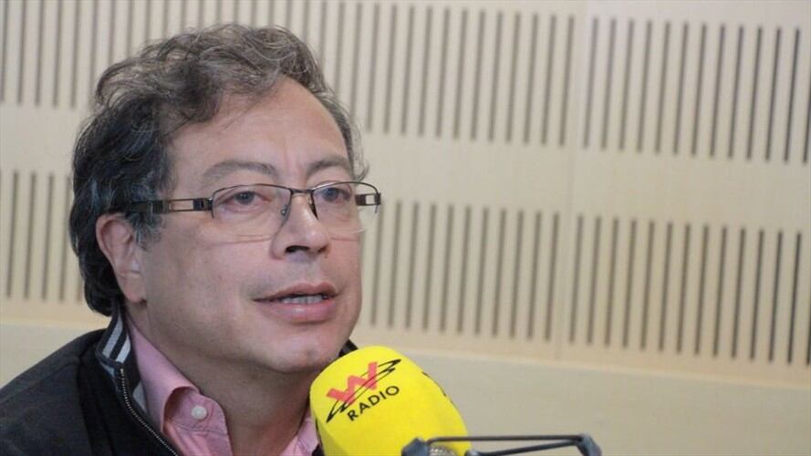 Gustavo Petro . Foto: W Radio