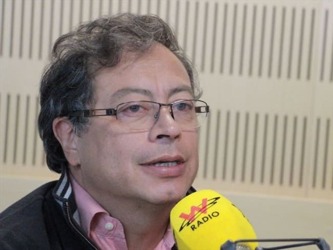Gustavo Petro . Foto: W Radio