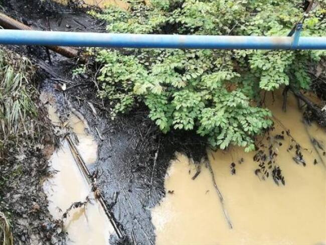Ecopetrol activó plan de contingencia por derrame de crudo en zona rural de Cúcuta. Foto: Colprensa
