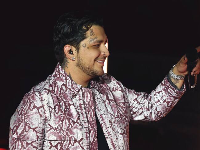 Christian Nodal en concierto en Monterrey, México / Getty Images