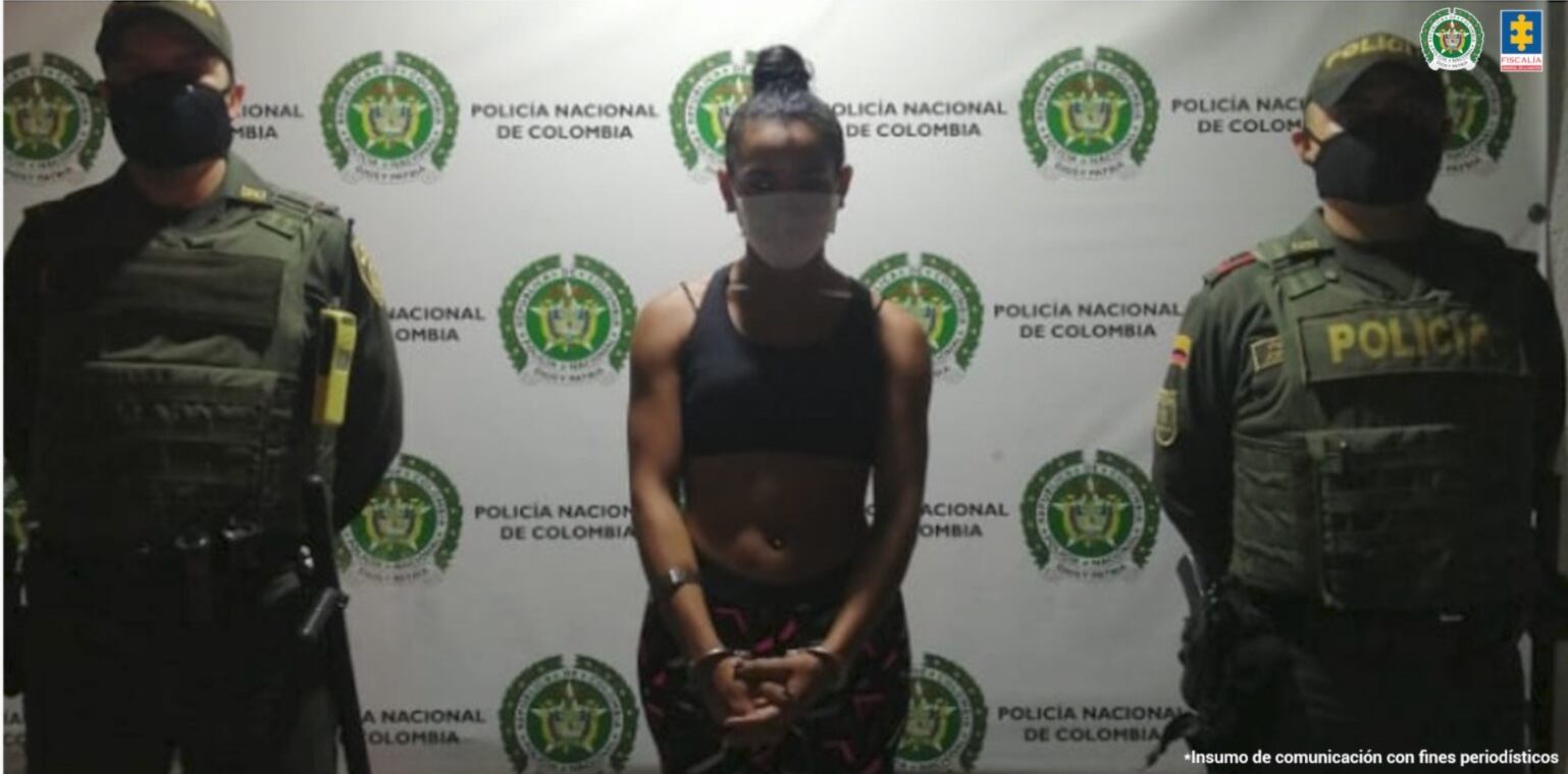 Capturada por la Fiscalía/ Fiscalía