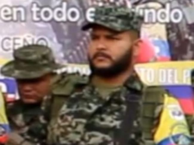 Foto: Alias ‘Fabiar’ presunto responsable de los ataques en Cauca.