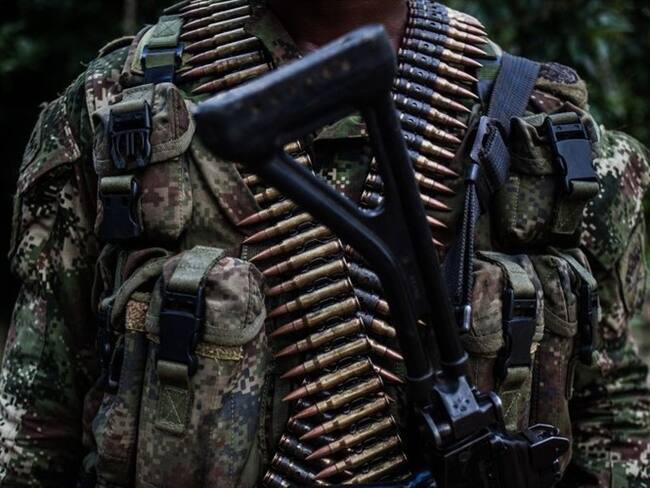 Mario Nel Riaño es un enigmático personaje señalado de ser paramilitar, quien por un término de cerca de 10 años integró las filas del Ejército como soldado profesional. Foto: Getty Images / JUANCHO TORRES