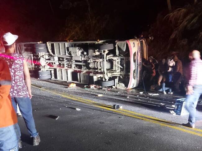 Accidente bus de servicio público / Foto: Suministrada Comunidad
