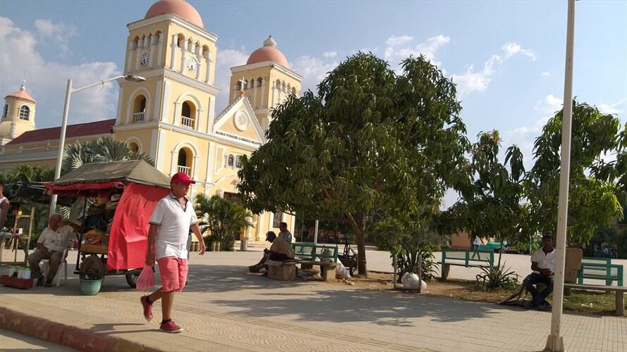 Plaza principal de El Carmen de Bolívar. Foto: Antonio Canchila