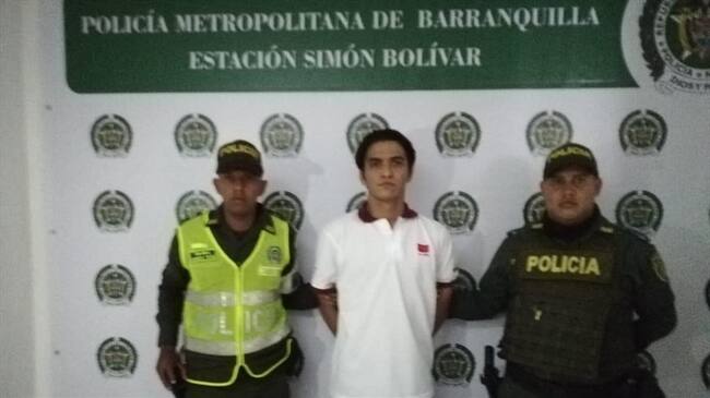 Jorge Armando Rodríguez Ayala, de 33 años de edad. Pretendía tomar contacto con una menor de 11 años a través de Facebook. Foto: Policía de Barranquilla.