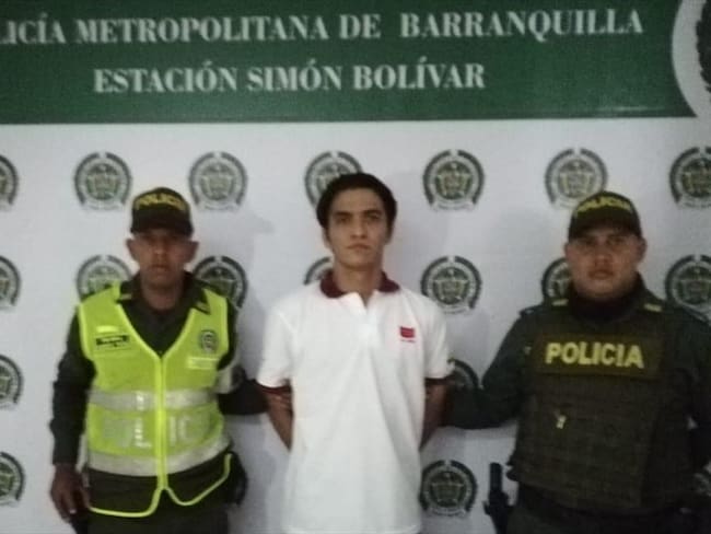 Jorge Armando Rodríguez Ayala, de 33 años de edad. Pretendía tomar contacto con una menor de 11 años a través de Facebook. Foto: Policía de Barranquilla.