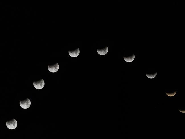 Fases de la luna y ubicación de este astro durante la noche (Getty Images)