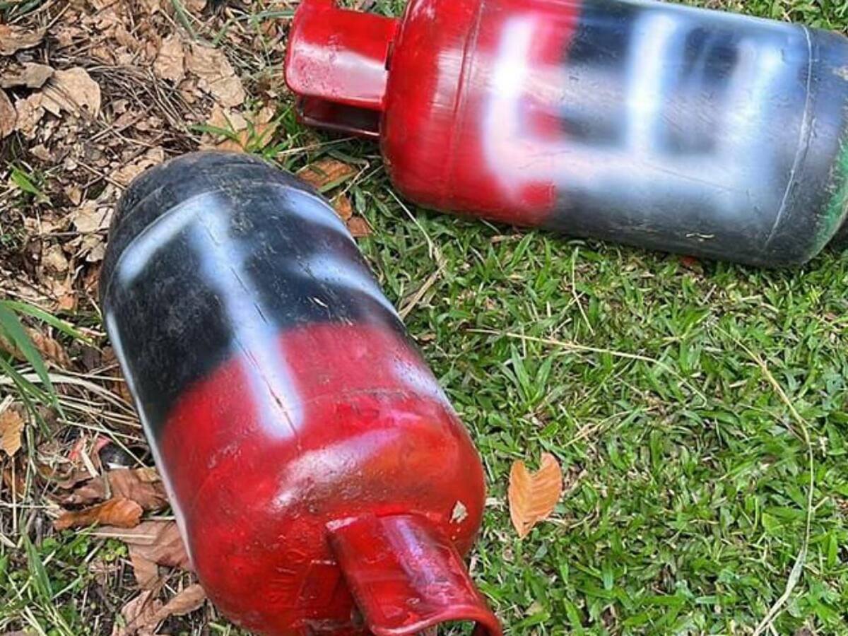 Descartan que cilindros instalados en el sur del Cauca tuvieran explosivos