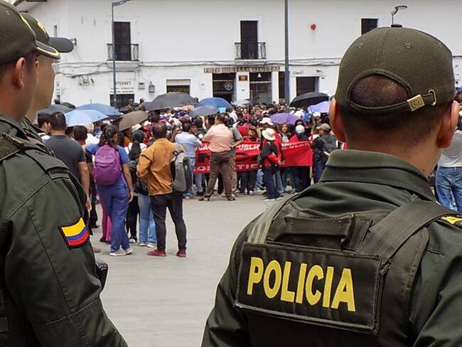 Los manifestantes realizarán una marcha por las principales calles de la capital del Cauca . Foto: Colprensa