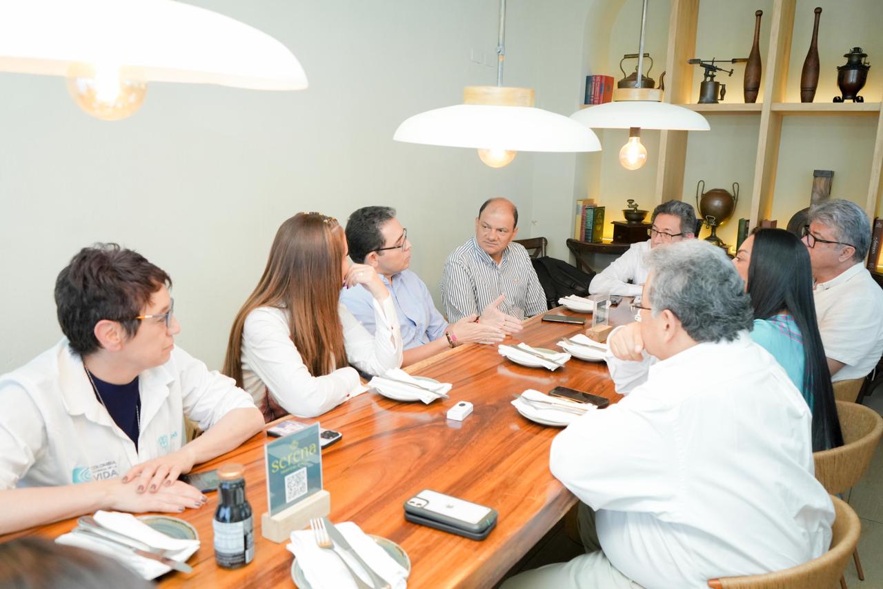 Reunión con el viceministro de Salud Pública/ Gobernación del Magdalena.