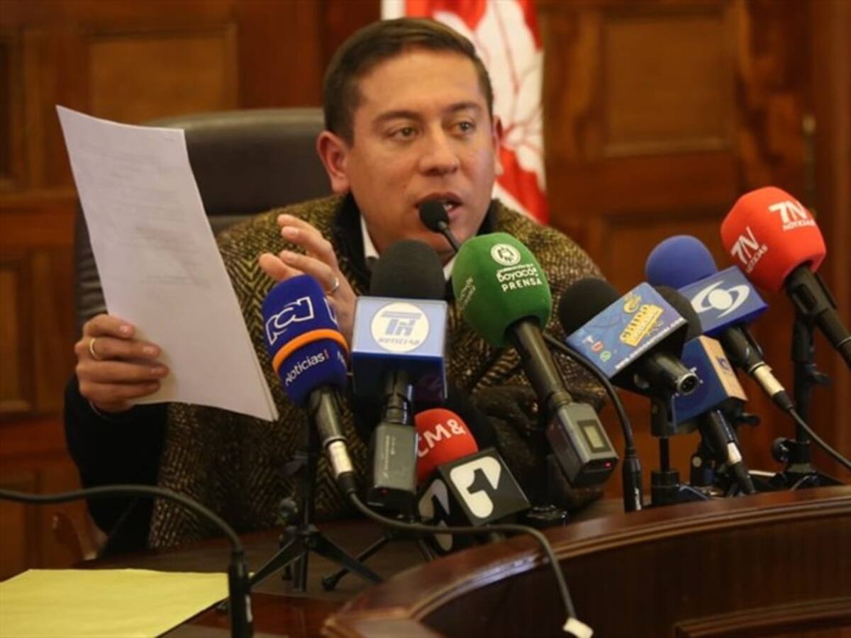 Gobernador Amaya denunció ante la Fiscalía al exsenador Rigoberto Barón