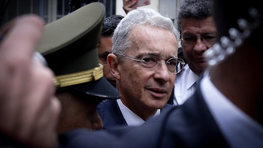 Álvaro Uribe. Foto: Colprensa - Diego Pineda