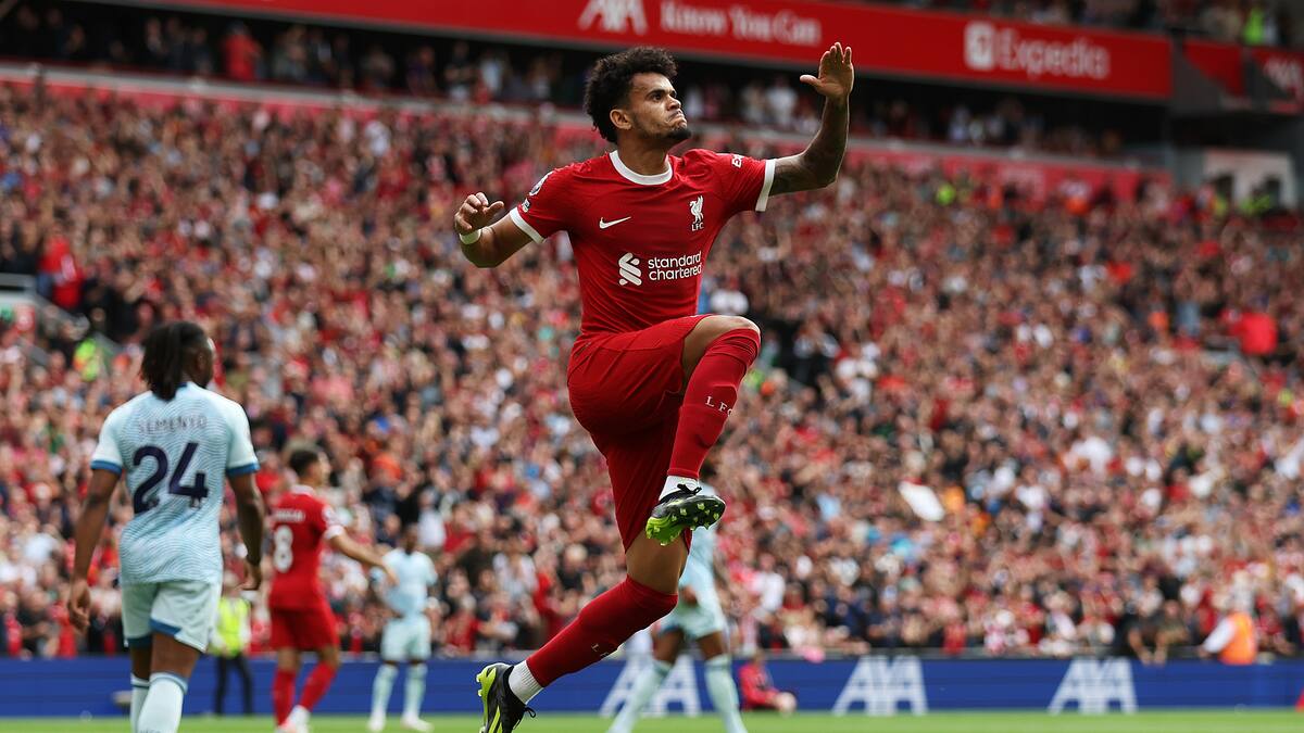 Video: así fue el golazo de Luis Díaz con el Liverpool en la victoria frente a Bournemouth