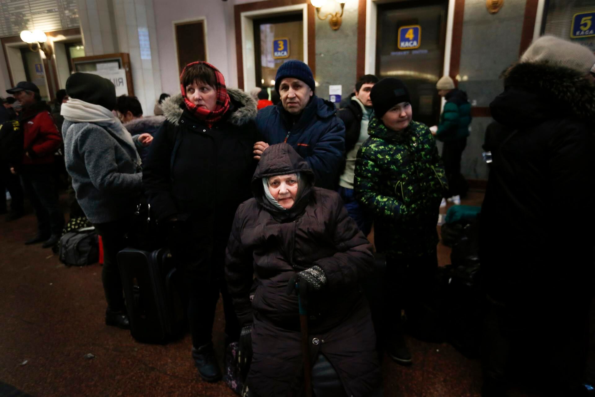La Guardia Fronteriza de Polonia informó este jueves de que desde el comienzo de la guerra en Ucrania han llegado al país más de 575.000 refugiados, 95.000 de ellos solo este miércoles
