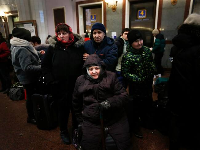 La Guardia Fronteriza de Polonia informó este jueves de que desde el comienzo de la guerra en Ucrania han llegado al país más de 575.000 refugiados, 95.000 de ellos solo este miércoles