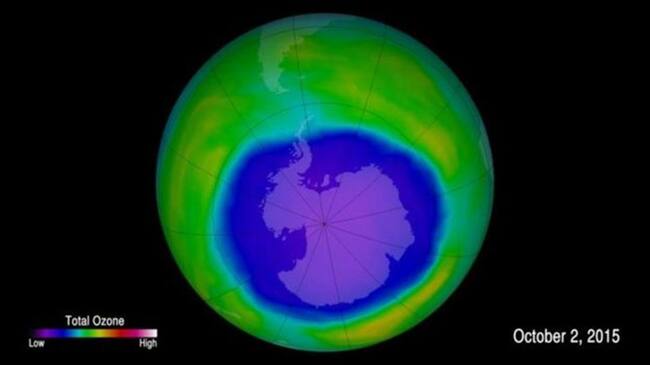 La capa de ozono se está recuperando y volviéndose más gruesa. Foto: BBC Mundo
