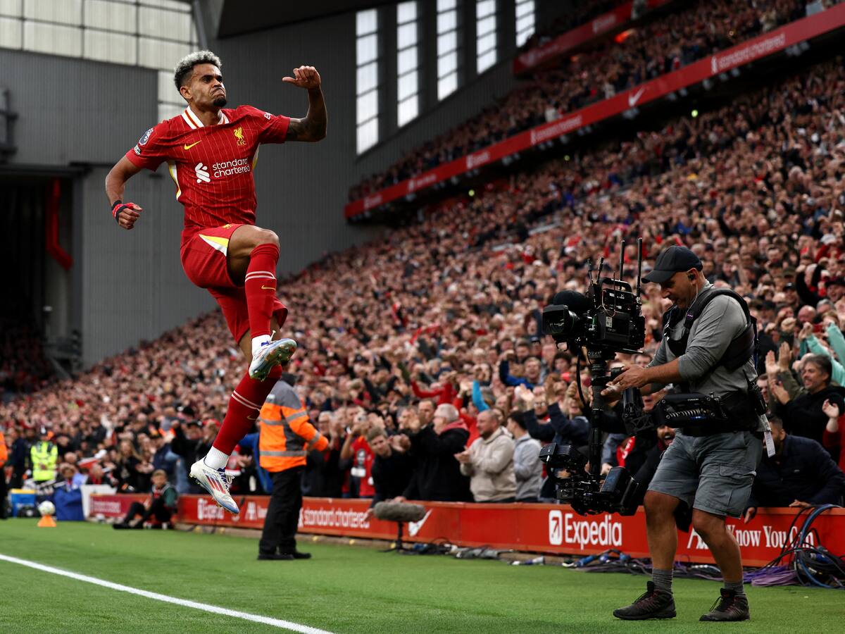¡Golazo! Luis Díaz hizo su primera anotación con el Liverpool en esta temporada