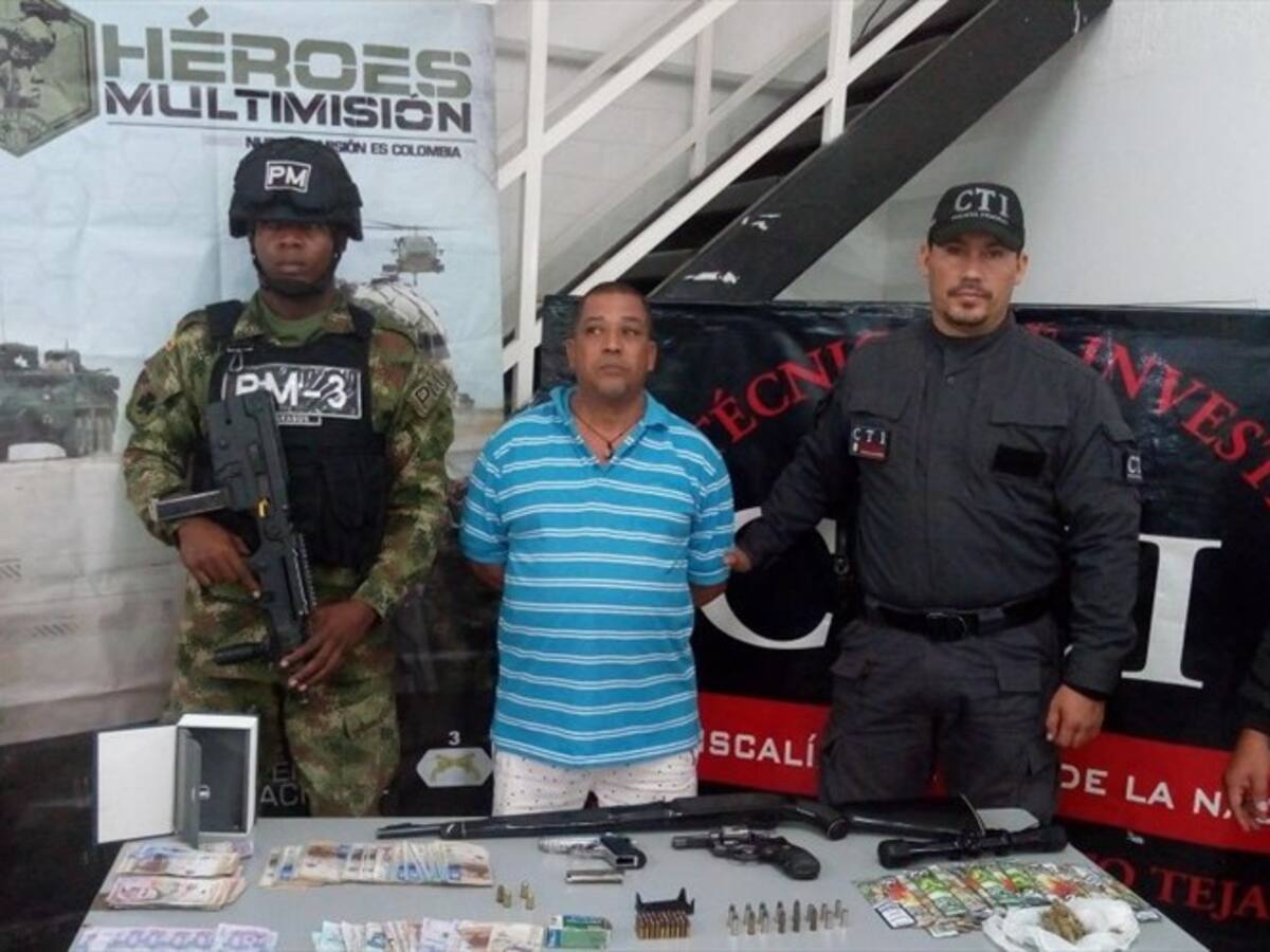 Cárcel para hombre capturado con armas en Puerto Tejada, Cauca