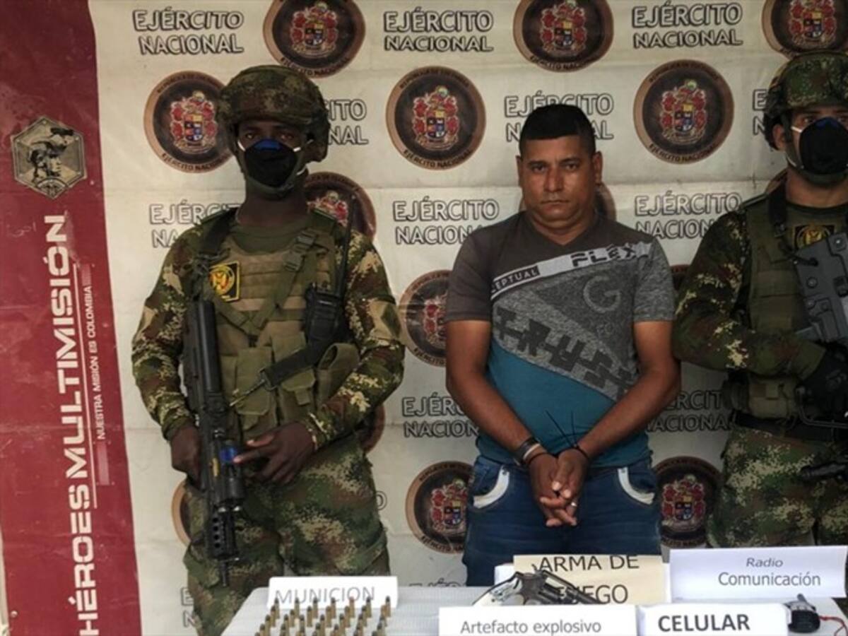 Capturan a presunto cabecilla del Clan del Golfo en el sur de Córdoba