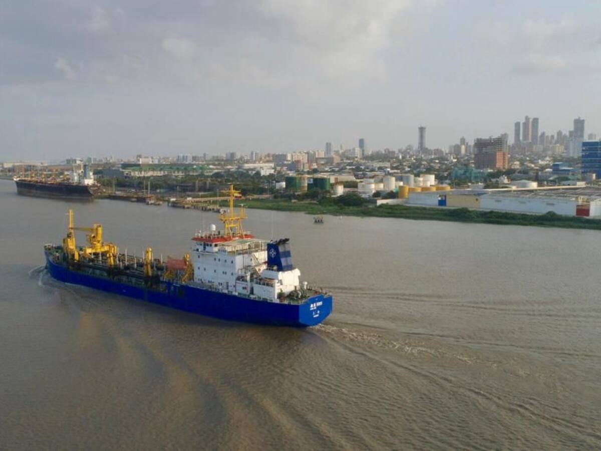 Puerto de Barranquilla registró el calado más bajo en años