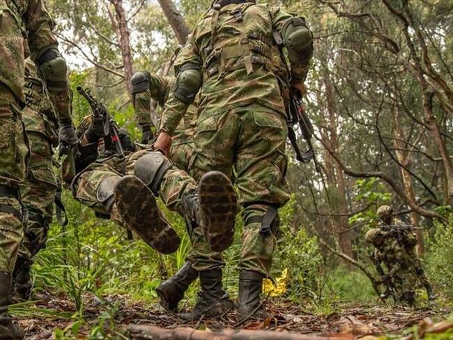 Recuperan cuerpo de militar que cayó en campo minado en Dagua / imagen de referencia. Foto: Colprensa