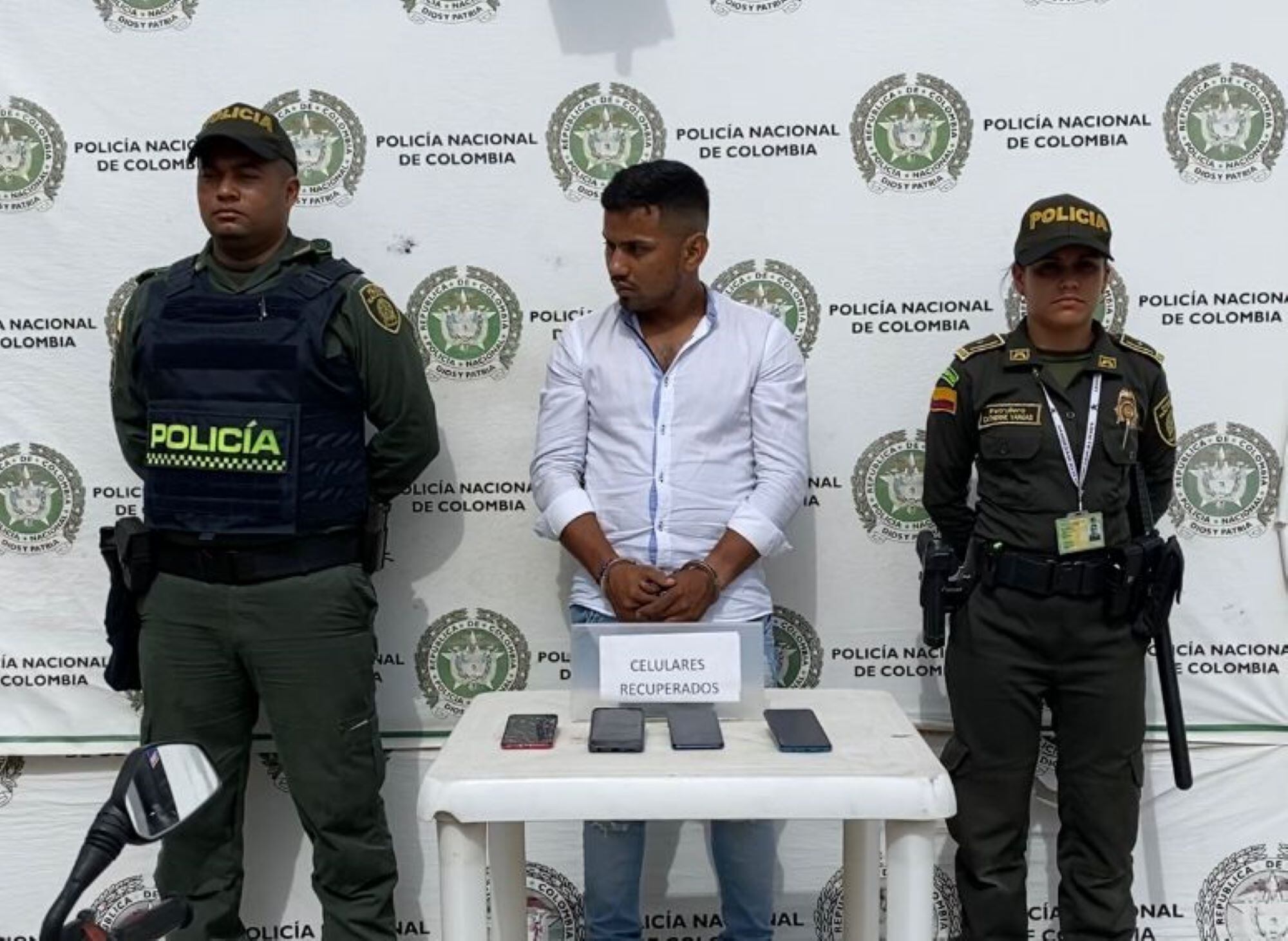Capturado por la Policía/ Policía Metropolitana de Santa Marta.