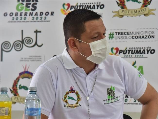 El gobernador de Putumayo, Buanerges Rosero Peña, es atendido en en el área de hospitalización. Foto: Twitter: @gobputumayo