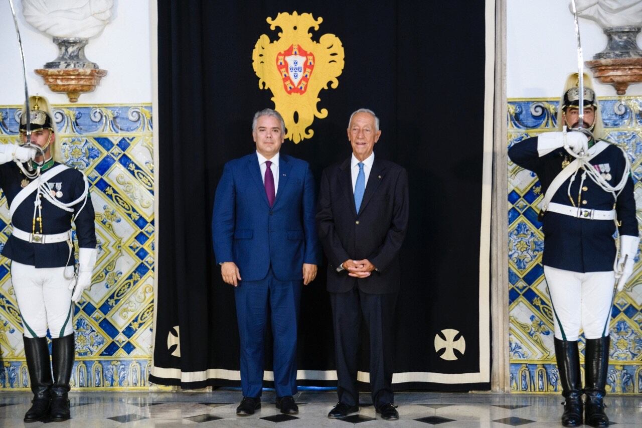 Inicia agenda del presidente Duque en Portugal. Foto Nicolás Galeano
