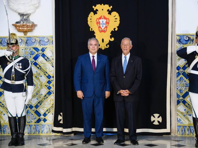 Inicia agenda del presidente Duque en Portugal. Foto Nicolás Galeano