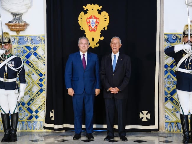 Inicia agenda del presidente Duque en Portugal. Foto Nicolás Galeano