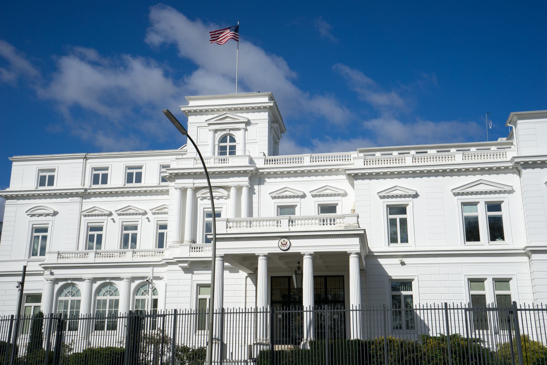 Embajada de Estados Unidos en Hamburgo. FOTO: Getty Images.