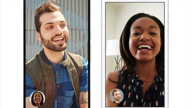 Duo, la nueva aplicación de videollamadas que Google anunció en mayo, ya es una realidad. . Foto: BBC Mundo