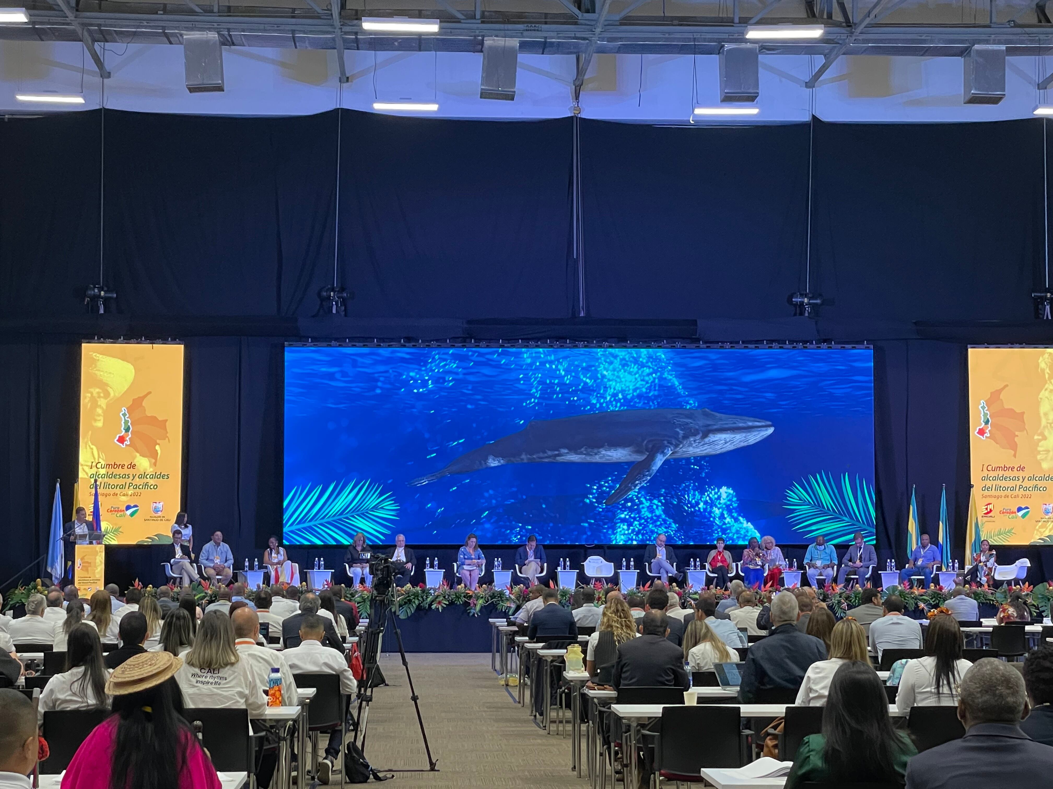 Cumbre de alcaldesas y alcaldes del Pacífico Colombiano. Foto: W Radio.