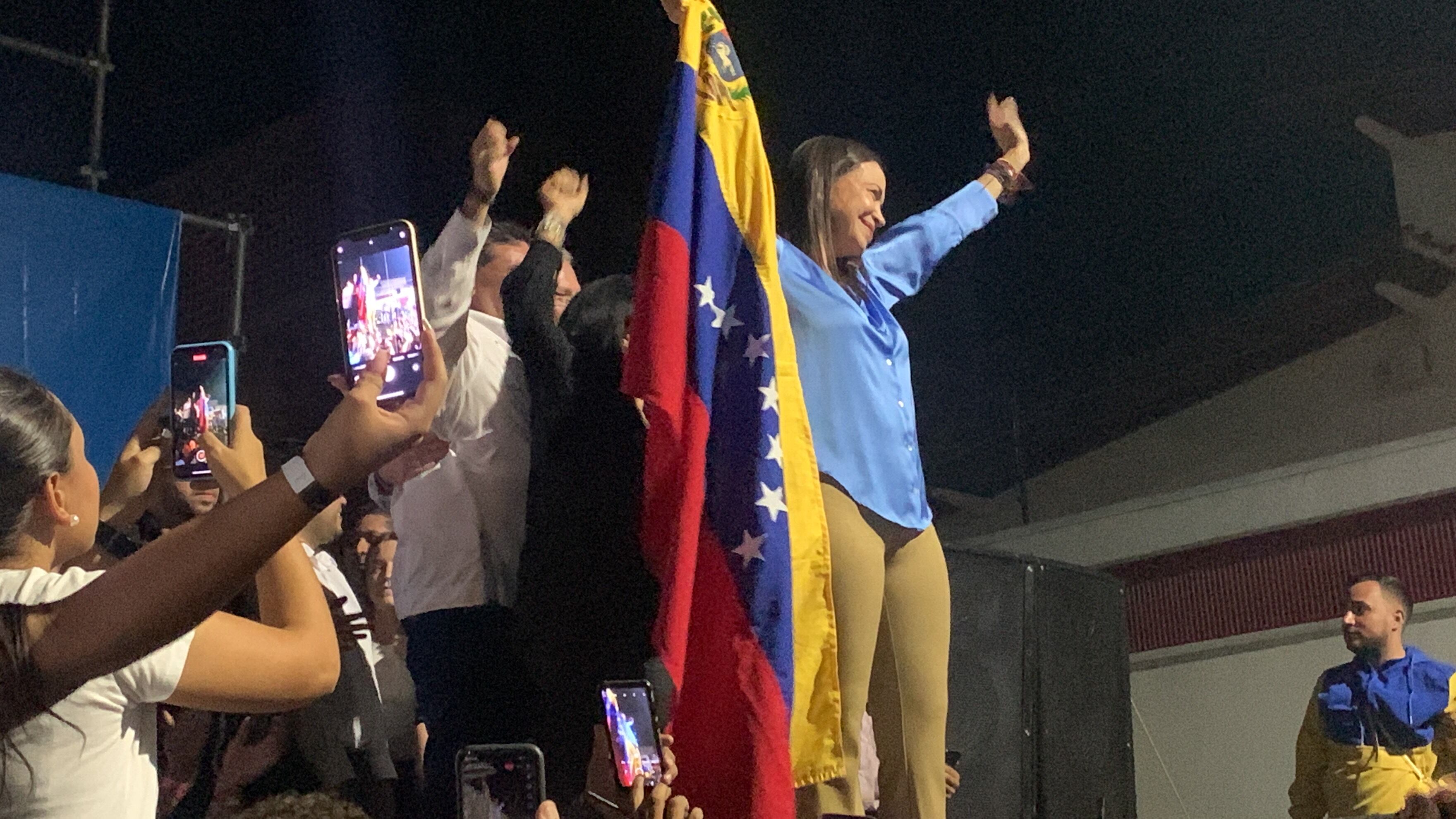 María Corina Machado. Foto: W Radio.