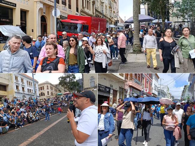 La segunda jornada del paro departamental de docentes se desarrolló en Manizales, Salamina, Anserma y La Dorada.