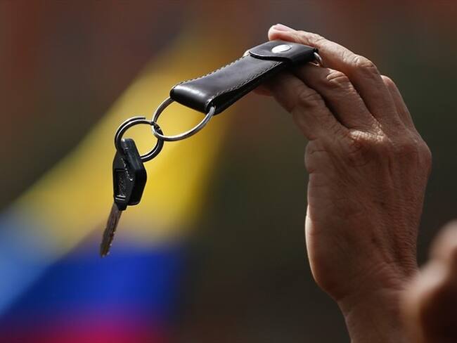 Coviandes confirmó que desde tempranas horas de la mañana se presenta un bloqueo por parte de transportadores de carga. Foto: Colprensa | Video grabado por transportador de carga en la vía Bogotá - Villavicencio