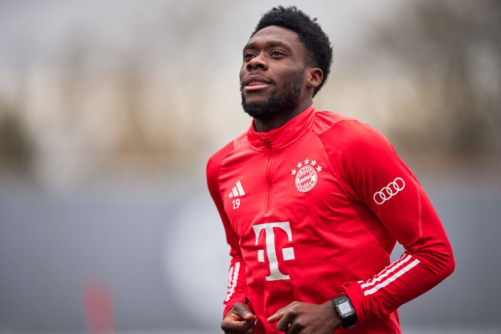 Alphonso Davies, centrocampista del Bayern Múnich. Foto: M. Donato/FC Bayern/Getty Images