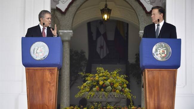 Seguridad y crisis por migración venezolana, principales temas en cumbre Panamá-Colombia. Foto: Presidencia