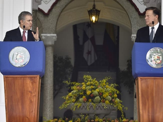 Seguridad y crisis por migración venezolana, principales temas en cumbre Panamá-Colombia. Foto: Presidencia