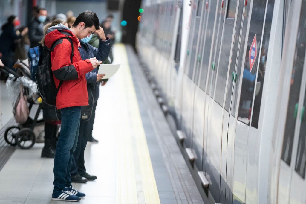 Primer día sin mascarilla en España. En la foto, transporte público de Madrid, España. 9 de febrero 2023. Foto: A. Perez Meca/Europa Press via Getty Images.