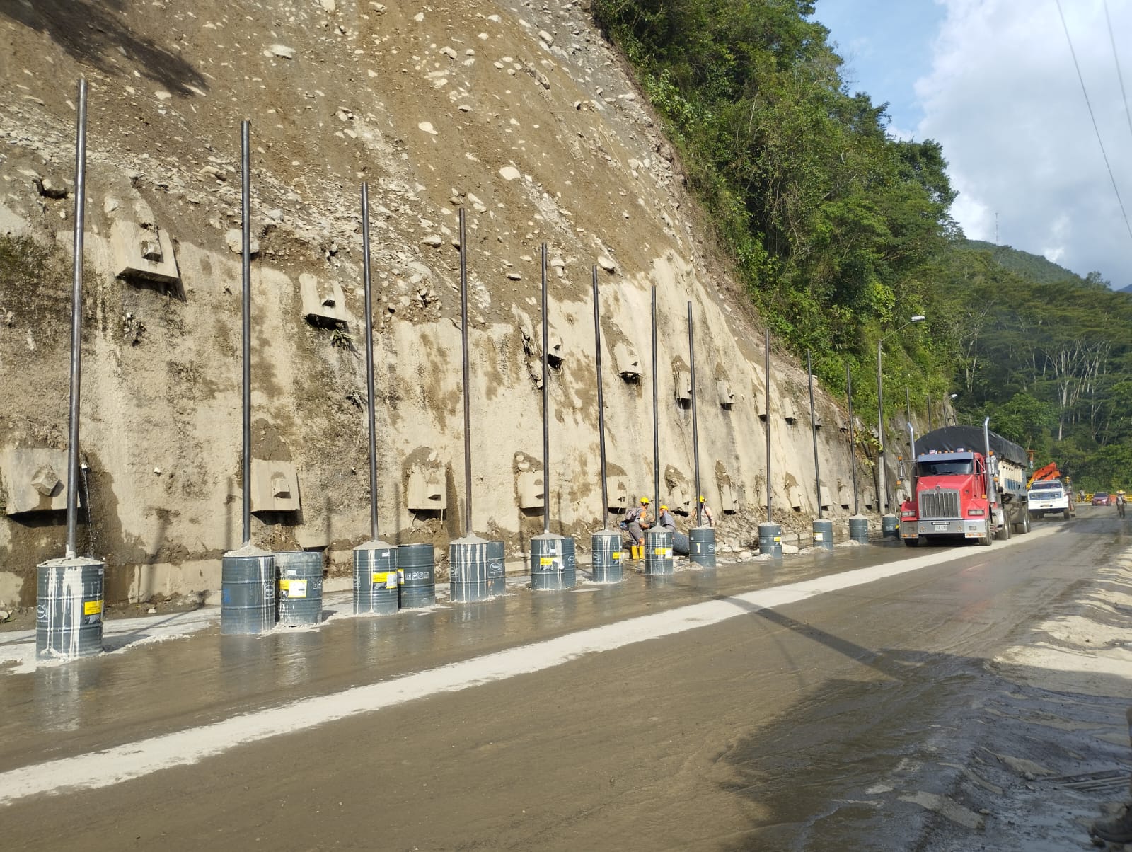 Vía al Llano. Foto: Ministerio de Transporte.