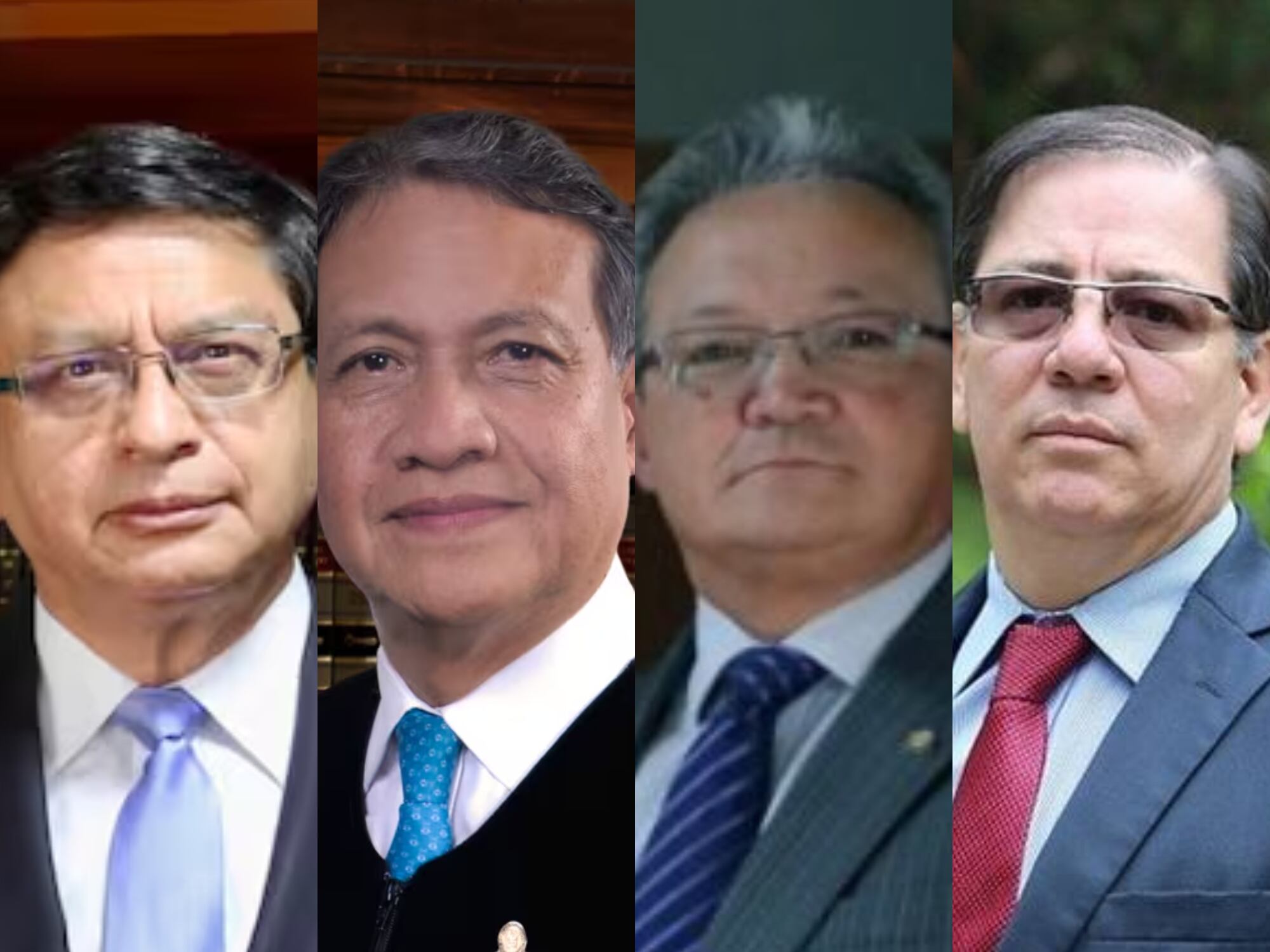 Jorge Ibáñez, Luis Alberto Álvarez, Octavio Tejeiro y Jorge Vallejo Jaramillo