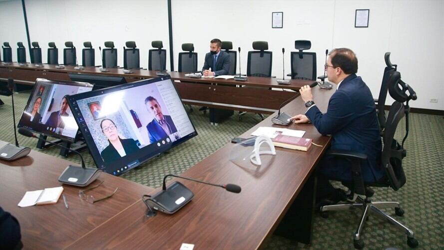 Fiscales de Colombia y Perú acordaron mayor cooperación en el caso Odebrecht. Foto: cortesía