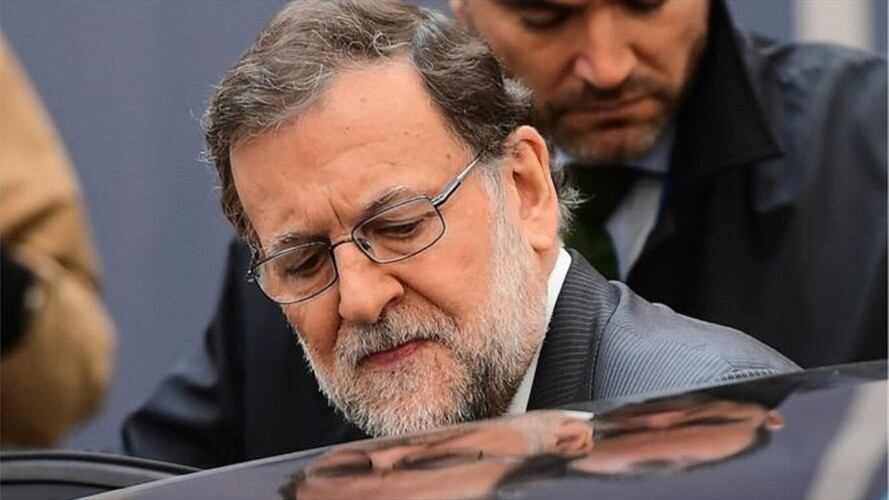 Mariano Rajoy estuvo en Bruselas, Bélgica, esta semana, para una reunión de la Unión Europea.. Foto: BBC Mundo