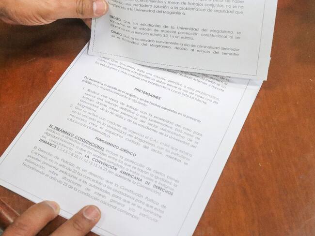 Derecho de petición/ Universidad del Magdalena 