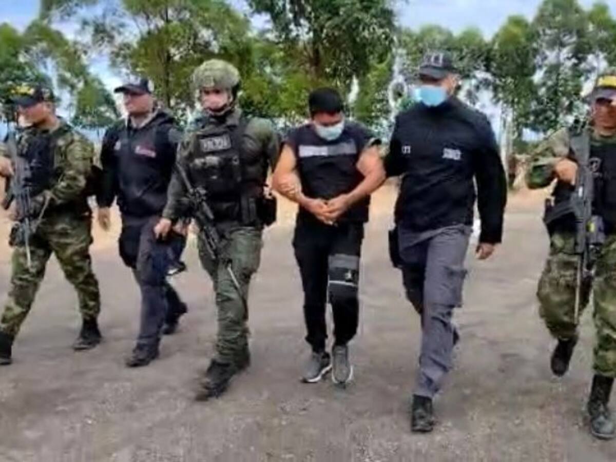 Capturan a cabecilla del Clan del Golfo acusado de masacres y extorsiones en el Meta