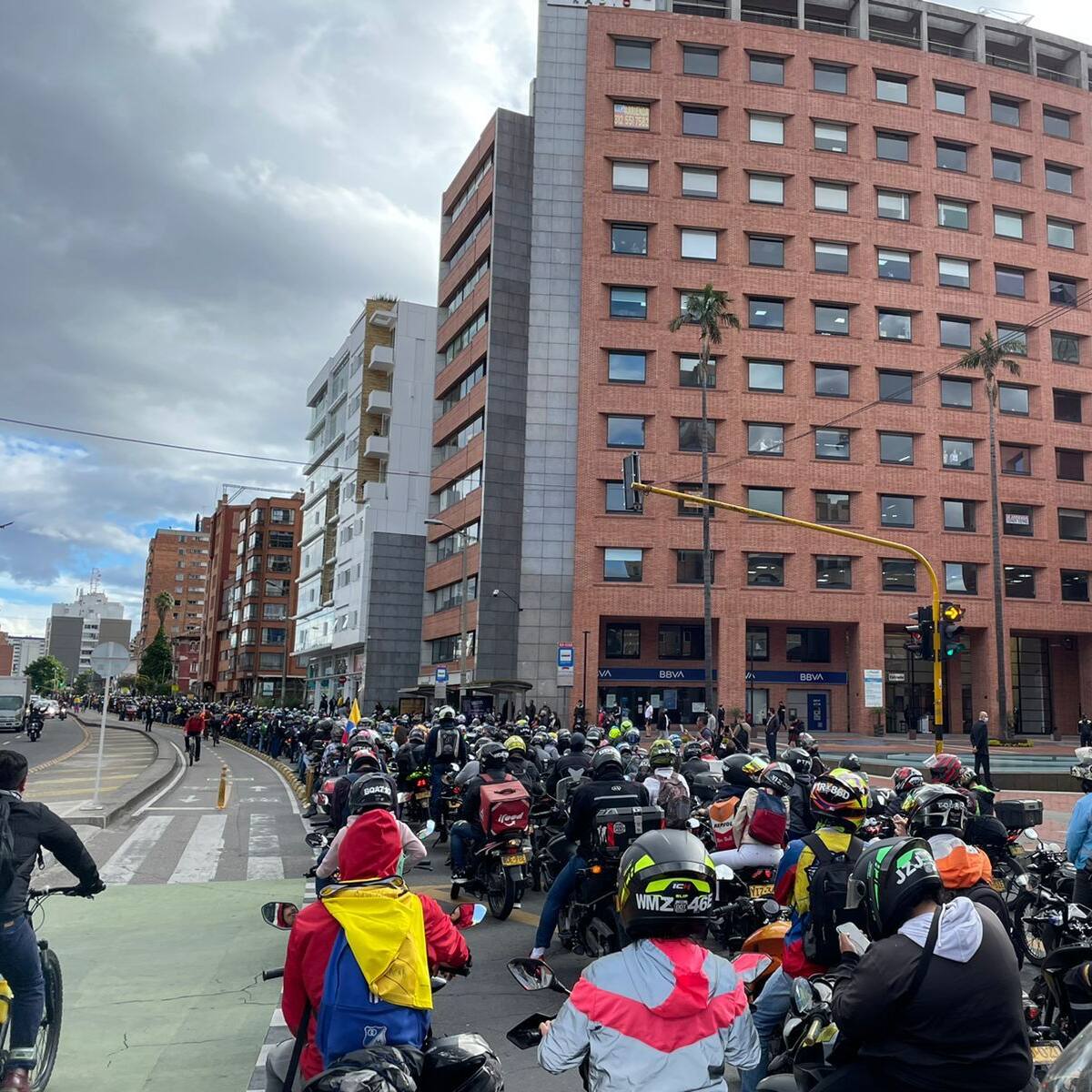 Autoridades en Bogotá se alistan para nuevas manifestaciones de moteros