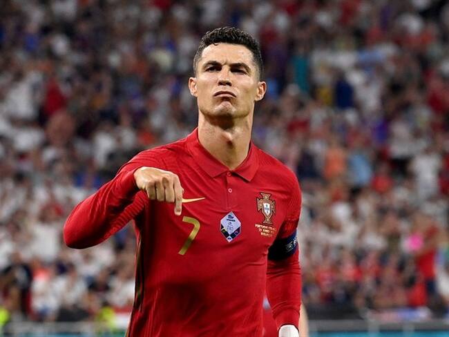 Cristiano Ronaldo, jugador de Portugal en la Eurocopa 2021. Foto: Tibor Illyes - Pool/Getty Images